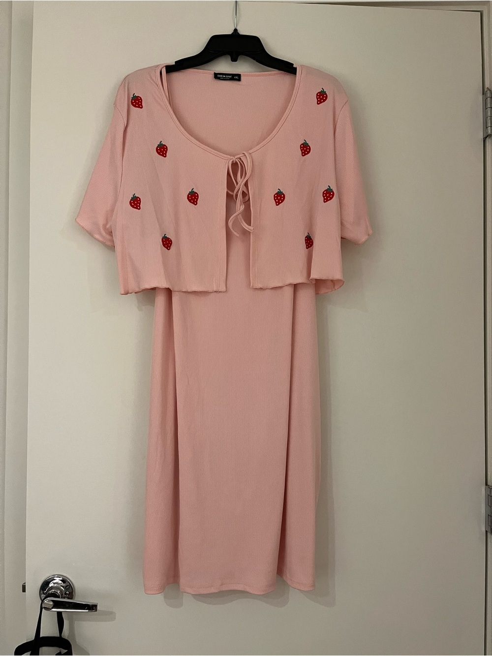 Strawberry SHEIN Curve Top and Dress